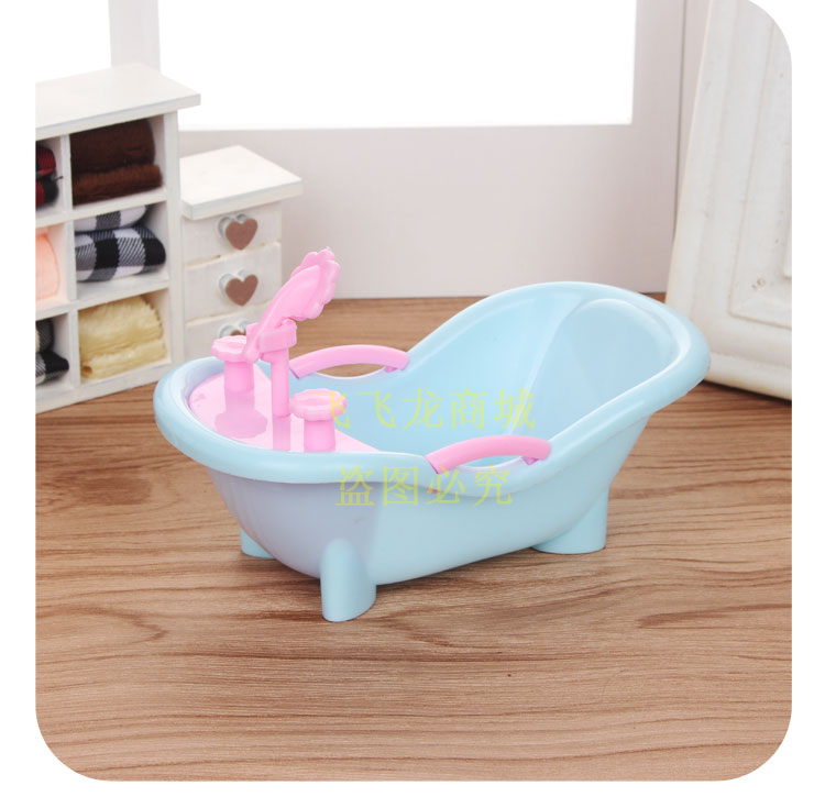 Búp bê barbie ngọt ngào nhà phụ kiện bồn tắm tắm bối rối Longya búp bê trẻ em phụ kiện đồ chơi búp bê ba bi