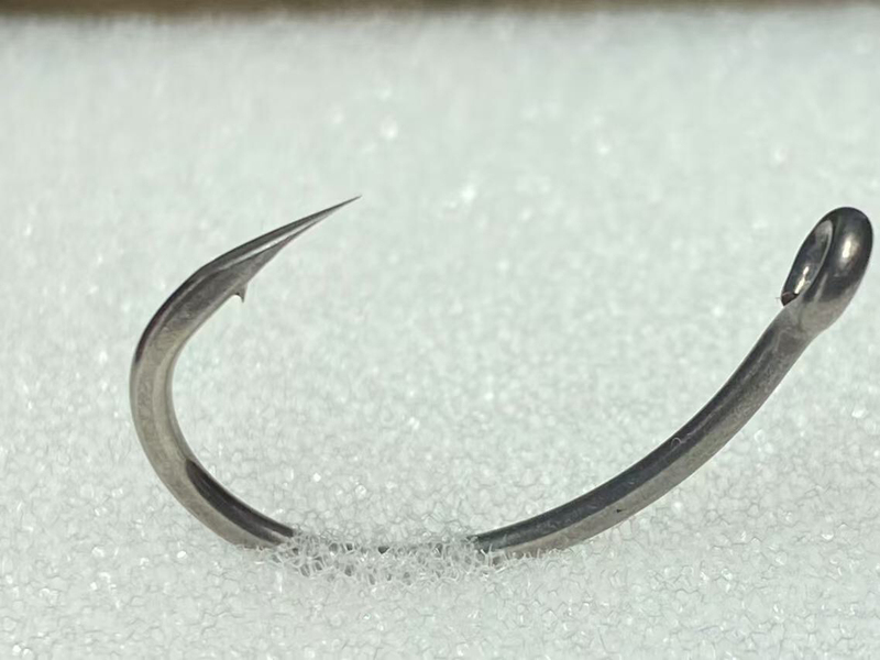European Carp Fishing Imported Enhanced Version Special Steel Finely Ground Hook Universal Version (Straight Hook) Humpback Hook Anti-Slip Bottom Fishing Sub-Line
