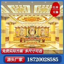 Temple ten thousand Buddha ten thousand Buddha Wall one thousand Buddha Shelf ten thousand Buddha temple Glazed Buddha Statue Buddha Little Buddha Palace Deposit shelf Throne Shelf