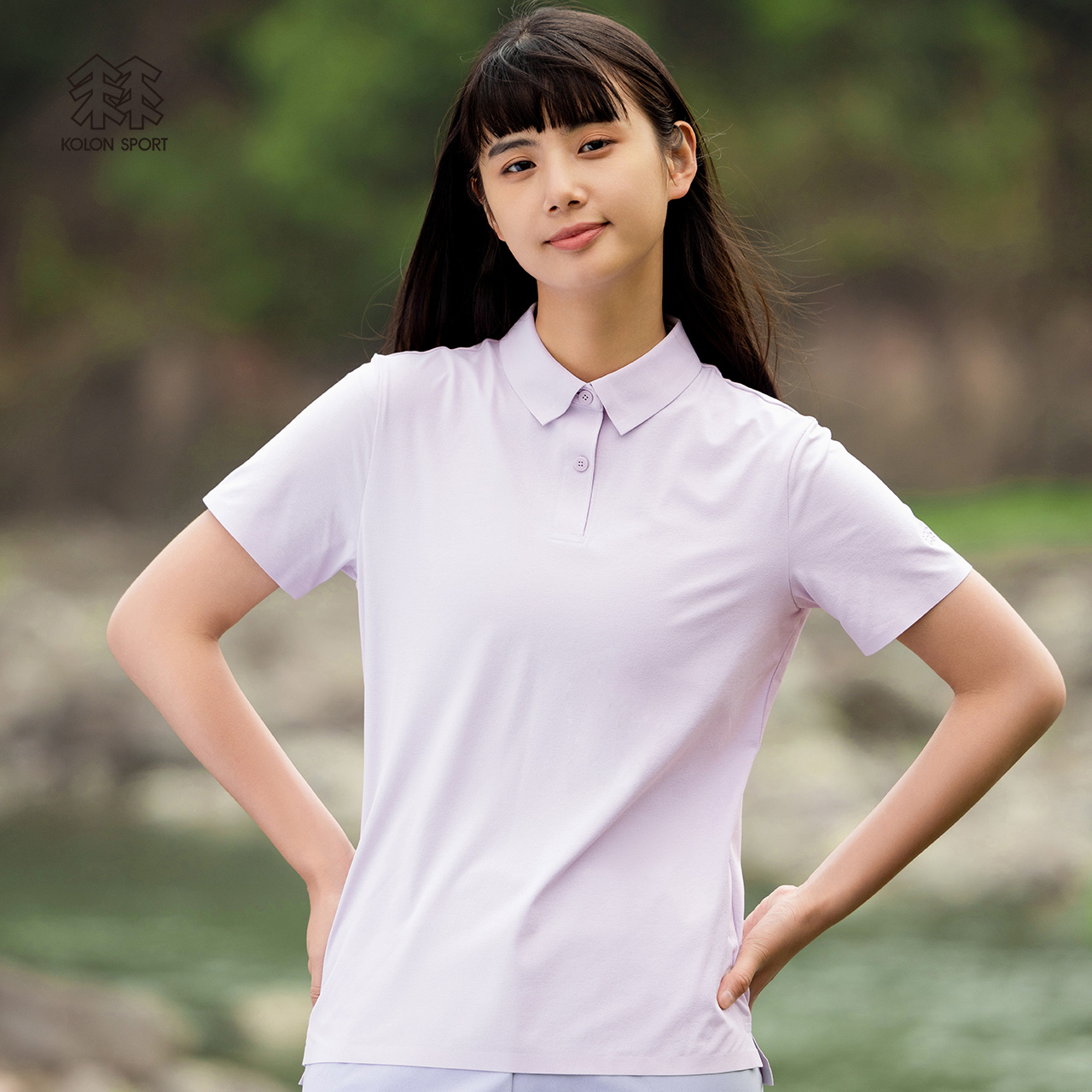 (air POLO) KOLONSPORT CAN POLO Polo Shirts Women's Outdoor Blouse Sports T-shirt Turning short sleeves-Taobao
