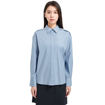 KOLON SPORT Womens Outdoor PREMIUM Series Elastic Sports Loose Fit Long-Sleeved Shirt Top