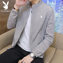 Flowers Playboy Sunscreen Mens Summer Outdoor Sunscreen Clothing Ultra Slim breathable Anti-UV sweatshirt Skin Coat Jacket