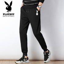 Flowers Playboy pants Mens casual trendy sports pants bunches 90% cotton pants male students spring fall long pants