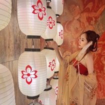 Antique photo lantern wall rice white homemade costume props net red Chinese clothing Chinese home stay scene layout diy