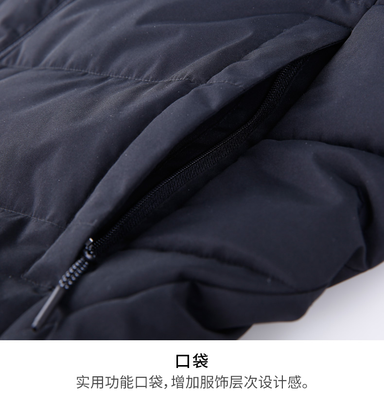 Anta down jacket nam ngắn mùa đông 2018 mới dày thể thao xuống áo khoác ấm nhẹ trùm đầu nam - Thể thao xuống áo khoác áo phao lông vũ nữ dáng ngắn