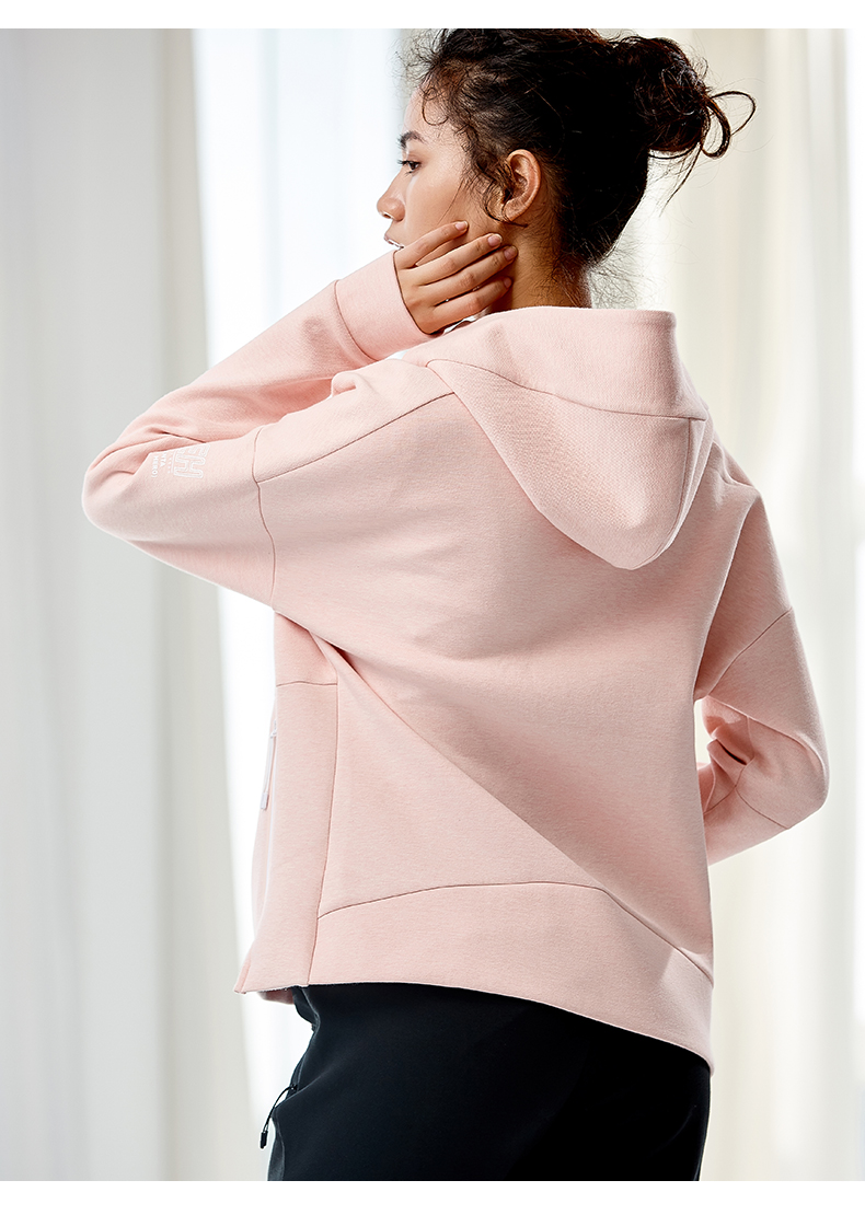 Anta áo khoác thể thao nữ 2019 xuân mới trùm đầu đan áo khoác thể thao áo khoác 16917705 vượt qua - Áo khoác thể thao / áo khoác áo khoác thể thao adidas