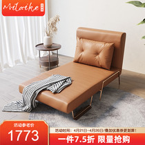 Nordic light and luxurious single sofa bed Small family Living room Foldable Dual-purpose Princess Chair Bedroom Multifunction Sloth Chair