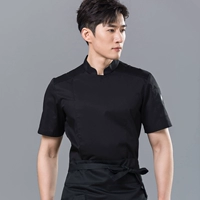 Черный топ с короткими рукавами