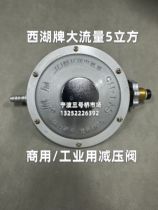 Hongsheng West Lake brand YJ5 cubic pressure reducing valve cylinder pressure regulating valve industrial valve low pressure valve liquefied gas gas meter