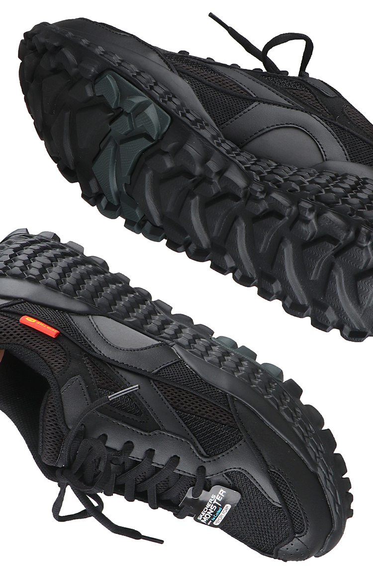Skechers SKECHERS 19 năm nam MONSTER thoải mái đệm giày thể thao thoáng khí 51942 - Giày chạy bộ giày sneaker nam trắng