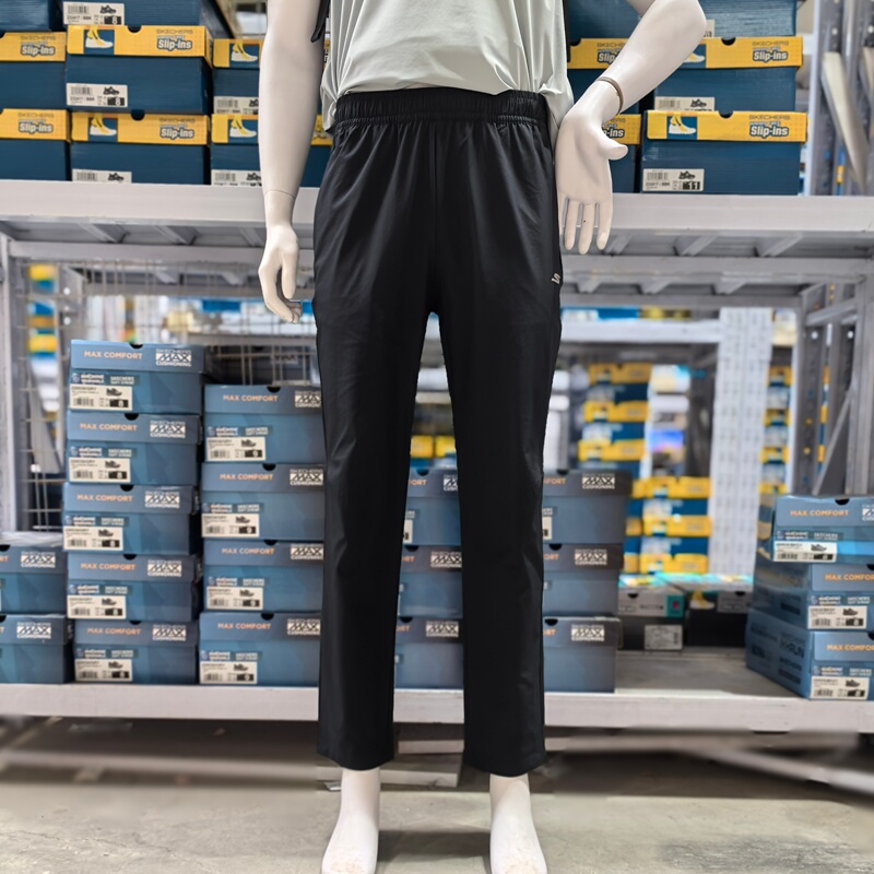 Skechers 2026 New Men's Woven Comfortable Straight-Leg Fitness Casual Sports Pants P325M034