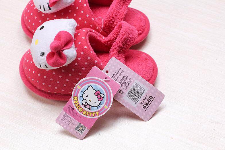 Chaussons enfants en autre HELLO KITTY pour hiver - semelle autre - Ref 986753 Image 15