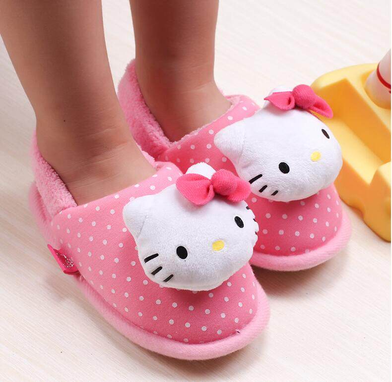 Chaussons enfants en autre HELLO KITTY pour hiver - semelle autre - Ref 986753 Image 11