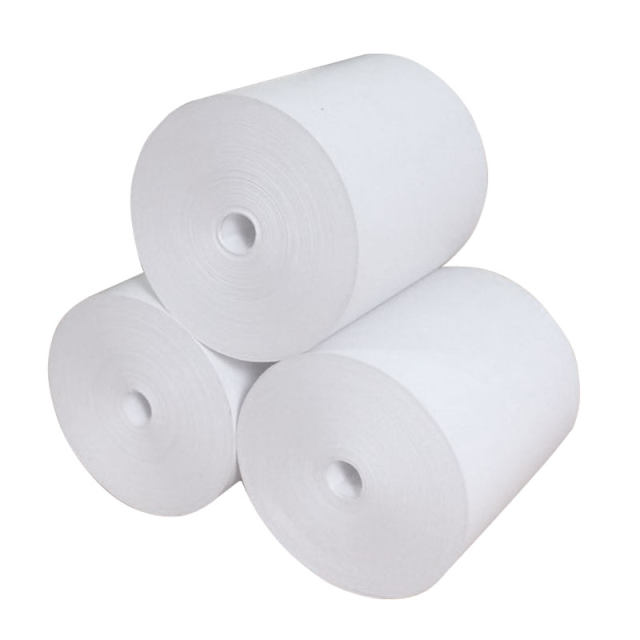 57*50 Thermal Paper Cashier Paper Tubeless Roll Paper 57x50 Supermarket Meituan Takeaway ເຈ້ຍພິມ 40 ແມັດ/ມ້ວນ