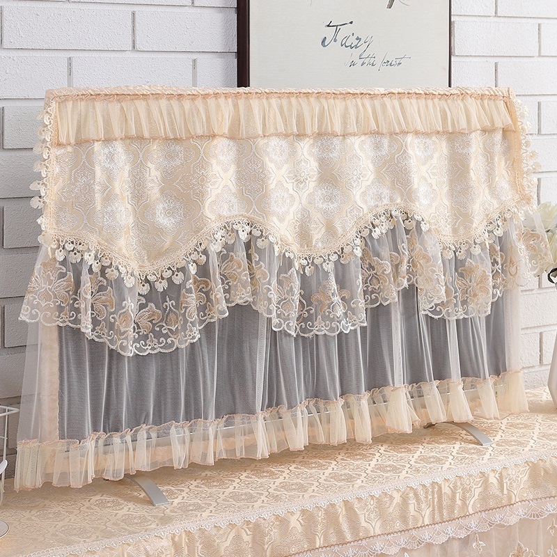 Special price boot does not take TV set TV dustproof fabric lace LCD hanging TV dustproof cover