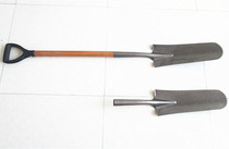 Manganese steel long shovel hair yam shovel agricultural digging ditch shovel narrow shovel long iron shovel dug tree shovel thickened landscaped shovel lengthened shovels