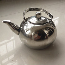 Small teapot stainless steel 1 3 liters with screen screen
