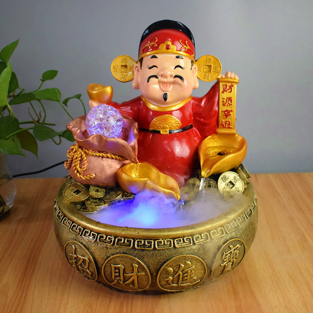 Recruit Cat Feng Shui Water Fountain Shop Front Desk Open Daji Creative Moving Joe Moving Gift