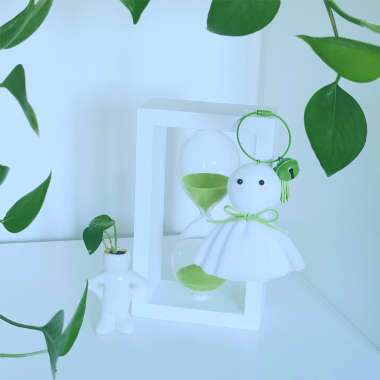 Hatsuzen) Omori Sunny Day Doll Doll Rain Day Baby Sweep Haruka Ins Keychain Hanging Japanese Blessing Festival Ceremony