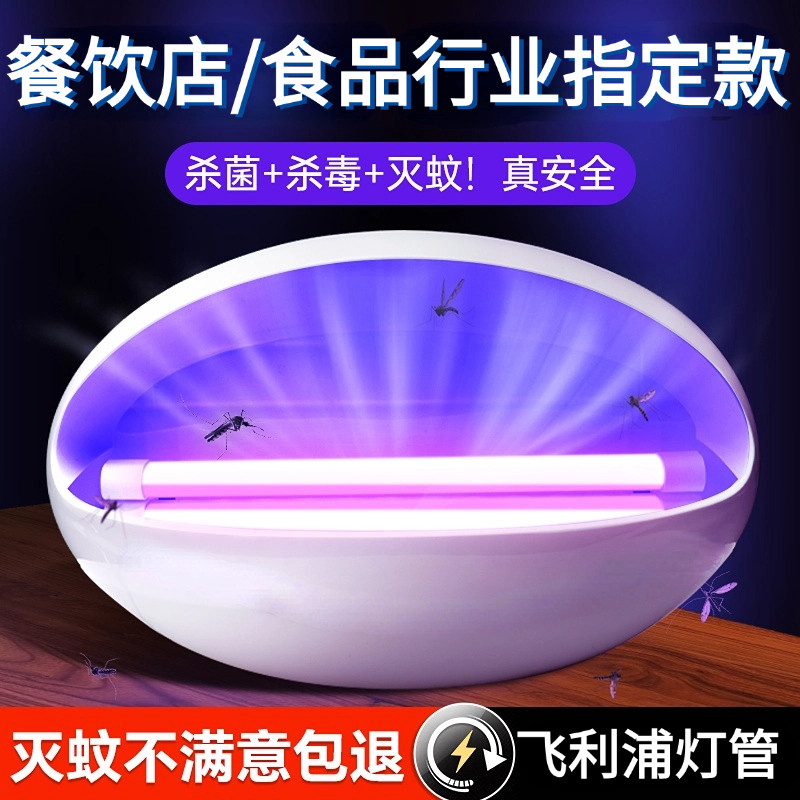 飞利浦灭蚊灯餐厅饭店商铺用挂墙诱驱虫灯苍蝇神器家用粘捕式灭蝇