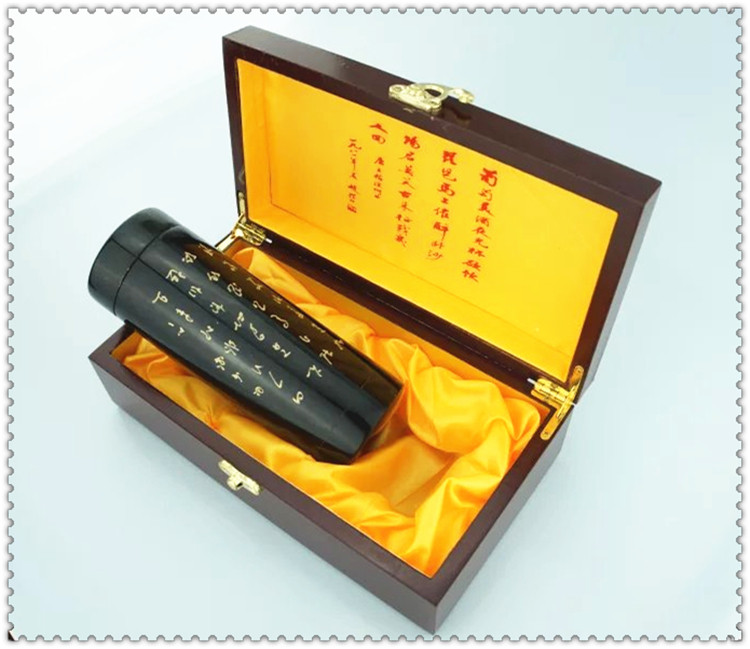 Hedian jade carving wine luminous cup Jiuquan health cup water cup jade water cup Wushan mandarin duck jade luminous cup