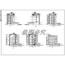 CAD drawings of the expansion of a five-story commercial residential building in a certain place Architectural DWG drawings