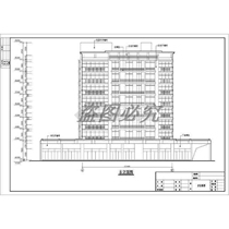 Architectural CAD drawings of an 8-story frame structure residential building in a certain place Architectural dwg drawings