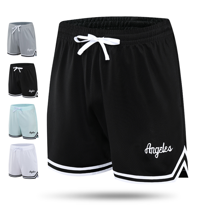 American three-point shorts loose training quick-drying tide men's and women's basketball pants mesh but knee sports running fitness pants