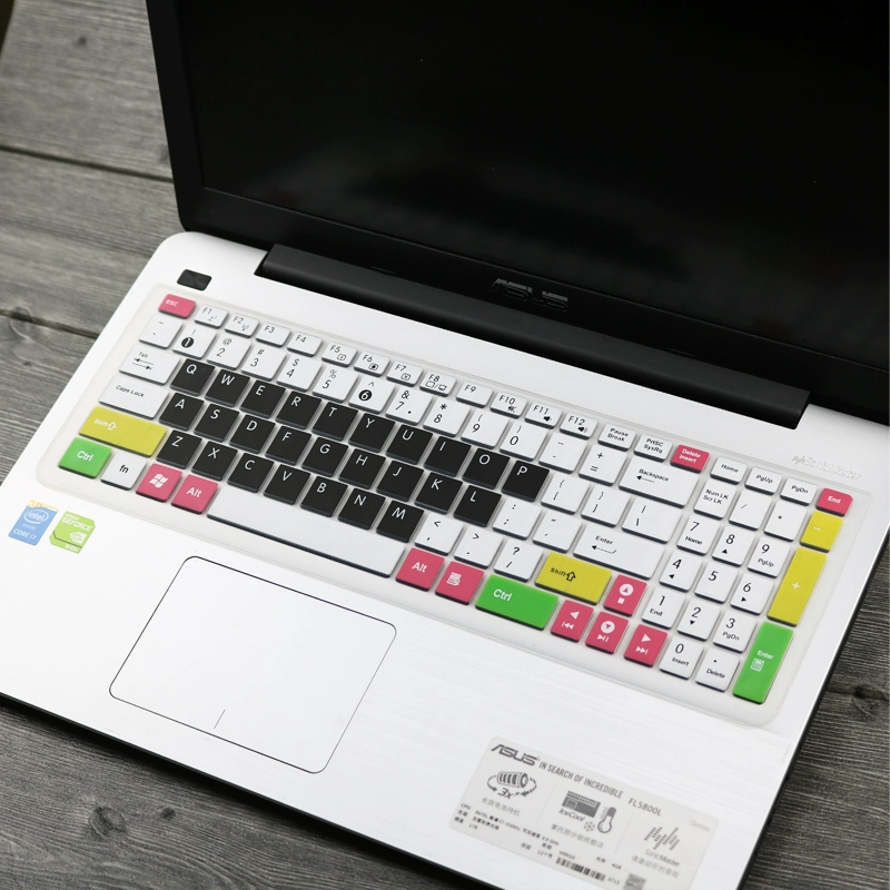 Asus máy tính xách tay 15.6-inch X555L A555L F555L R556L bàn phím màng bảo vệ áo khoác bụi - Phụ kiện máy tính xách tay dán mặt lưng laptop