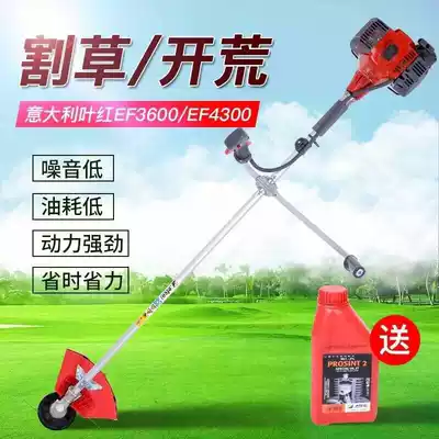 Italian leaf red import mowing side-mounted lawn mower brush cutting machine weeding and reclamation