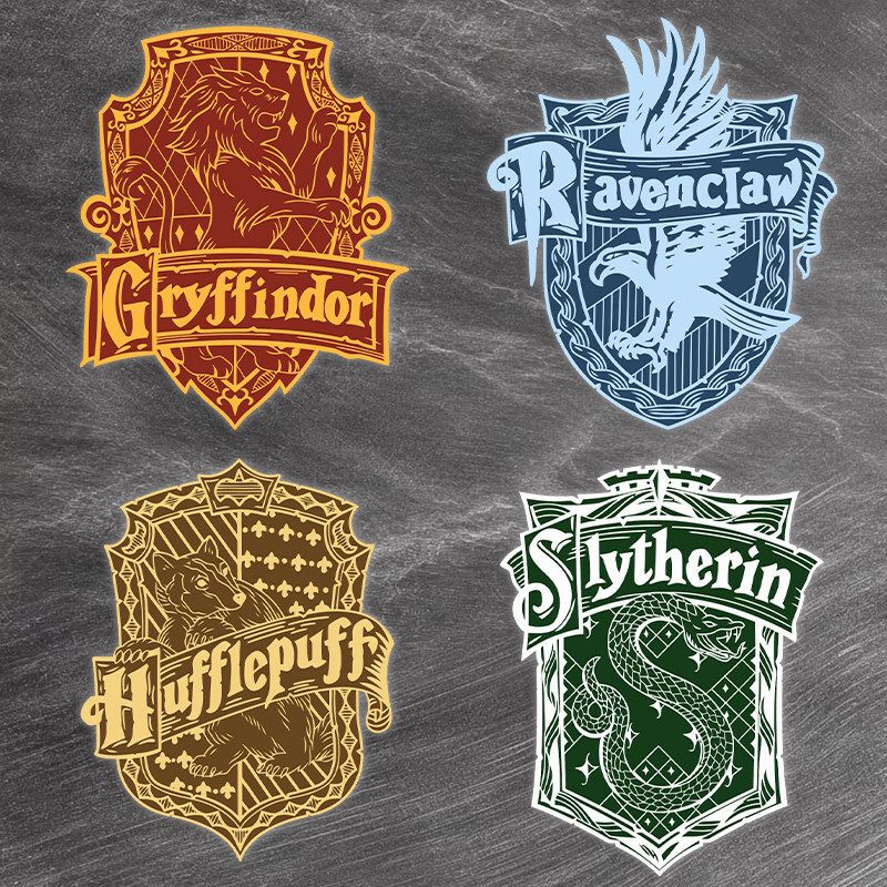 Harry Potter Car Stickers, House Flag, Popular Merchandise Stickers, Waterproof Case Stickers, Computer Stickers, Wall Stickers, Car Stickers