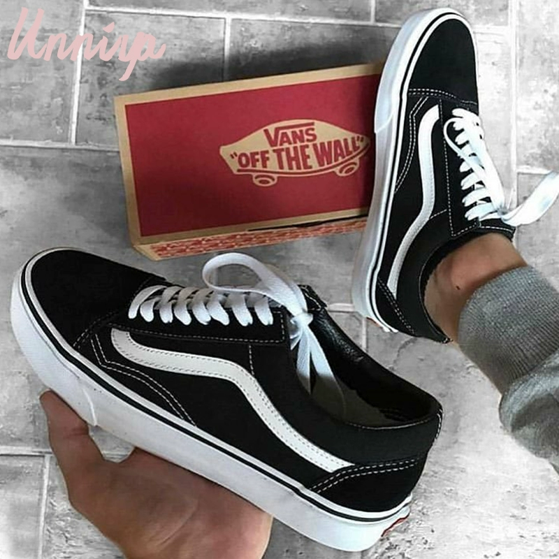 Vans classic OLD SKOOL Giày đế thấp nam chính hãng Giày nữ giày ván trượt giày VN-0D3HY28 - Dép / giày thường