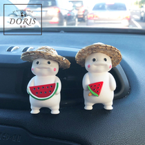Net red car perfume Cute fat Jun car fragrance Air conditioning outlet clip aromatherapy ornaments Car interior jewelry