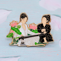 Xiao Battle Wang Yibo Chen Love Order Perimeter Return Metal Badge Bojun One Xiao Tong Zodiac Birthday Gift