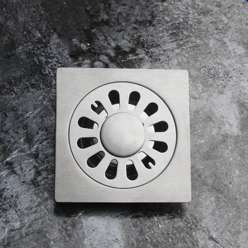 Floor drain deodorant 304 stainless steel powder room sewer washing machine three-way floor drain cover floor drain core