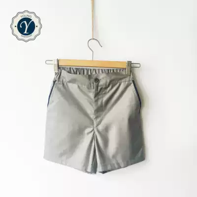 Fudan Primary School male and female summer shorts pleated skirt high quality fabric breathable and comfortable
