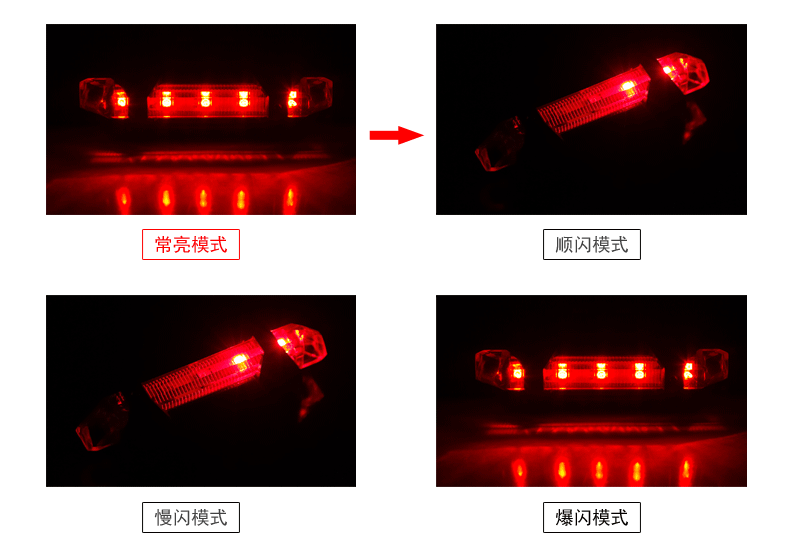Eclairage pour vélo MOKE - Taillights - Ref 2399359 Image 8