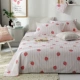 Gudie in lưới đỏ đôi bông tấm đơn 1,5m1,8 mét ký túc xá sinh viên độc thân 1,2m bông ra trải giường