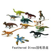 Simulation animal model toy feather dinosaur children baby early education Enlightenment kindergarten teaching aids wing Tyrannosaurus Rex