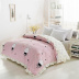 Dày bông bedspread bông giường váy một mảnh phim hoạt hình bông và bông tấm Hàn Quốc phiên bản của mùa thu và mùa đông đặc biệt ren trượt - Váy Petti váy giường đẹp	 Váy Petti