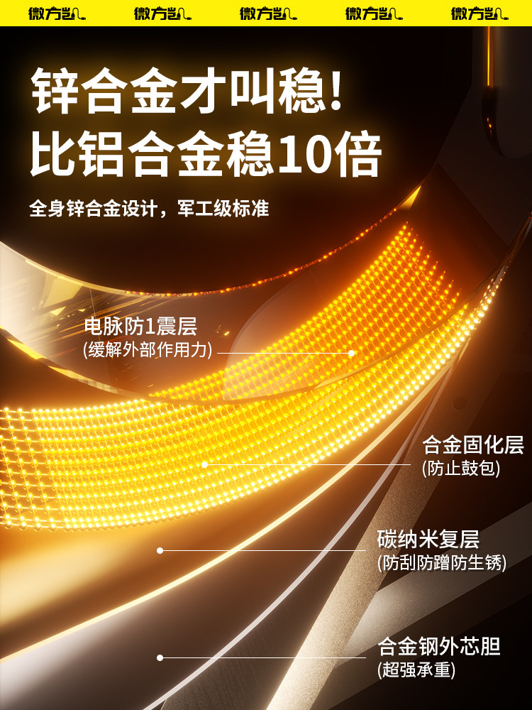 [2025 New Model]Zinc Alloy Laptop Stand Computer Support Rack Foldable Portable Heightening Suspended Stand for MacBook Aluminum Alloy Cooling Base Vertical Adjustable Stand Desk