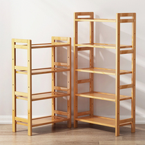 Storage rack Floor multi-layer household shelf living room bookshelf flower rack bathroom toilet storage rack kitchen storage rack