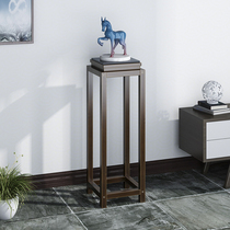 Indoor flower shelves floor-to-floor multi-storey shelf living room balcony decoration solid wood green flower table flowers a few simple modern