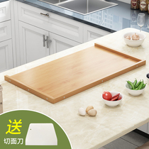 Household panel Cutting board Solid wood large dumpling chopping board Kneading panel Rolling panel and leather board Knife board Bamboo cutting board