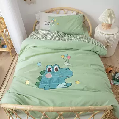 Class A cotton kindergarten quilt three-piece cotton nap children's baby baby special summer thin six-piece