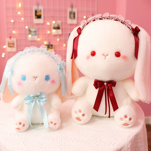 Плюшевая милая игрушка, кролик, розовая кукла для сна, подарок на день рождения