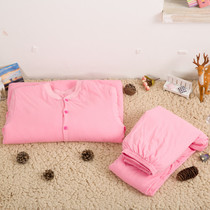 Middle Aged Pure Mulberry Silk Cotton Padded Jacket Silk Cotton Pants Suit Men And Women Winter Thickened Warm Cotton Clothes Pants