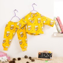 Male And Female Children Handmade Mulberry Silk Cotton Clothes Baby Autumn Winter Suit Silk Cotton Padded Jacket Warm Cotton Pants Cotton Clothing Thickened