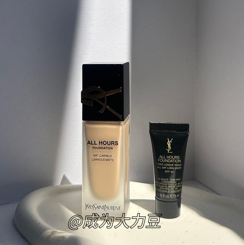 In Stock Ysl Saint Laurent All Hours New Version Embossed Long-Lasting Liquid Foundation Lc1/Ln1 Oil Control and Long-Lasting Makeup