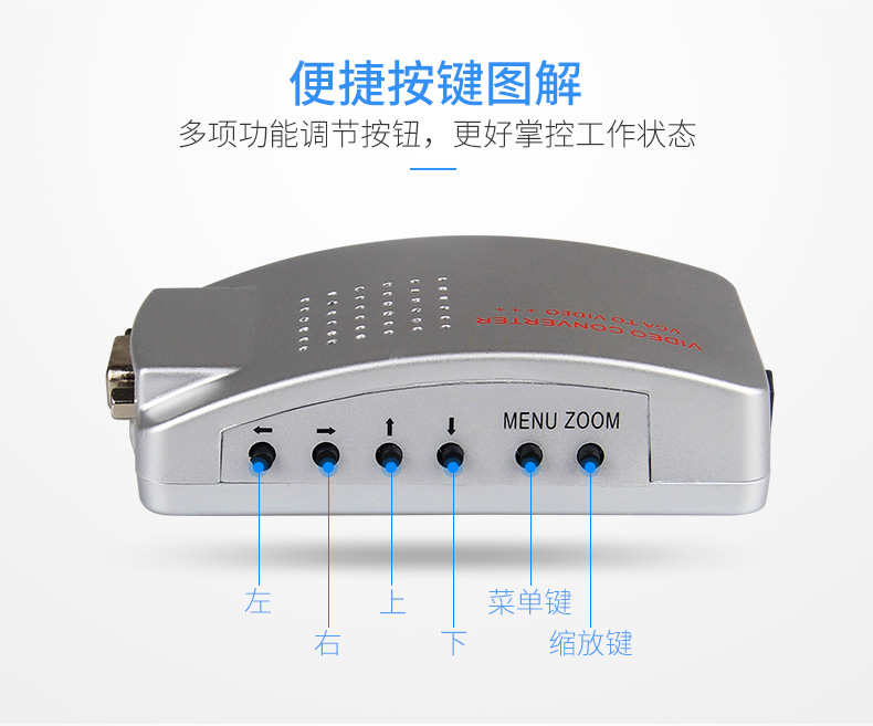 Máy tính chuyển đổi VGA sang AV sang TV S thiết bị đầu cuối chuyển đổi video máy tính sang TV PC sang đầu nối TV - TV giá tivi lg